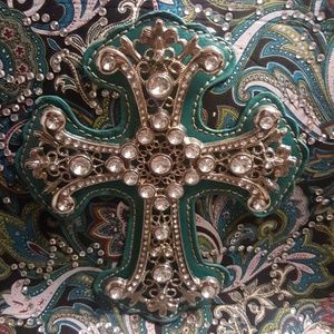 Pretty paisley print cowgirl purse